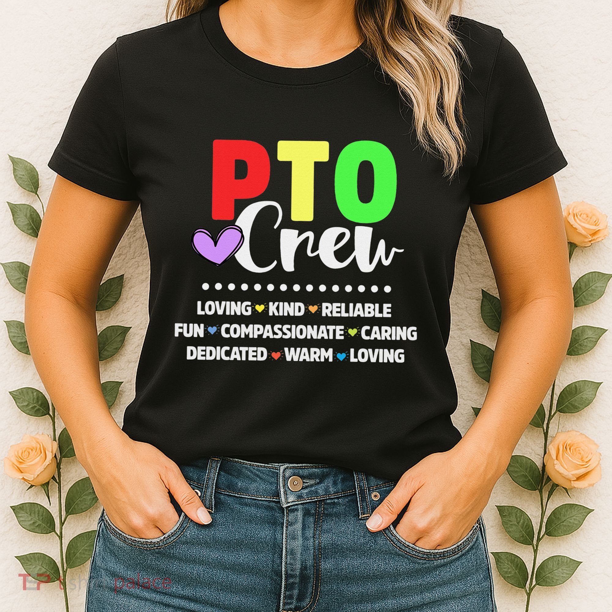 PTO Crew School Volunteer Parent Teacher Women's T-Shirt