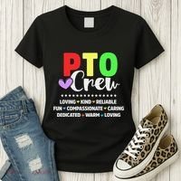 PTO Crew School Volunteer Parent Teacher Women's T-Shirt thumb 3
