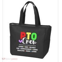 PTO Crew School Volunteer Parent Teacher Tote Bag thumb 3