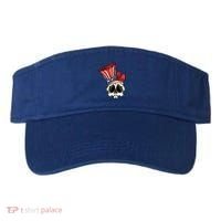 Patriotic Cute Skull American Flag 4th Of July Gift Visor thumb 0