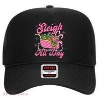 Pink Christmas Sleigh All Day Great Gift Hat thumb 0