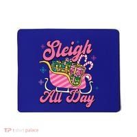 Pink Christmas Sleigh All Day Great Gift Mousepad thumb 0
