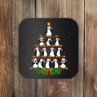 Penguin Christmas Tree Funny Penguin Lover Xmas Coaster thumb 0