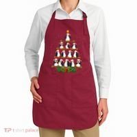 Penguin Christmas Tree Funny Penguin Lover Xmas Apron thumb 2