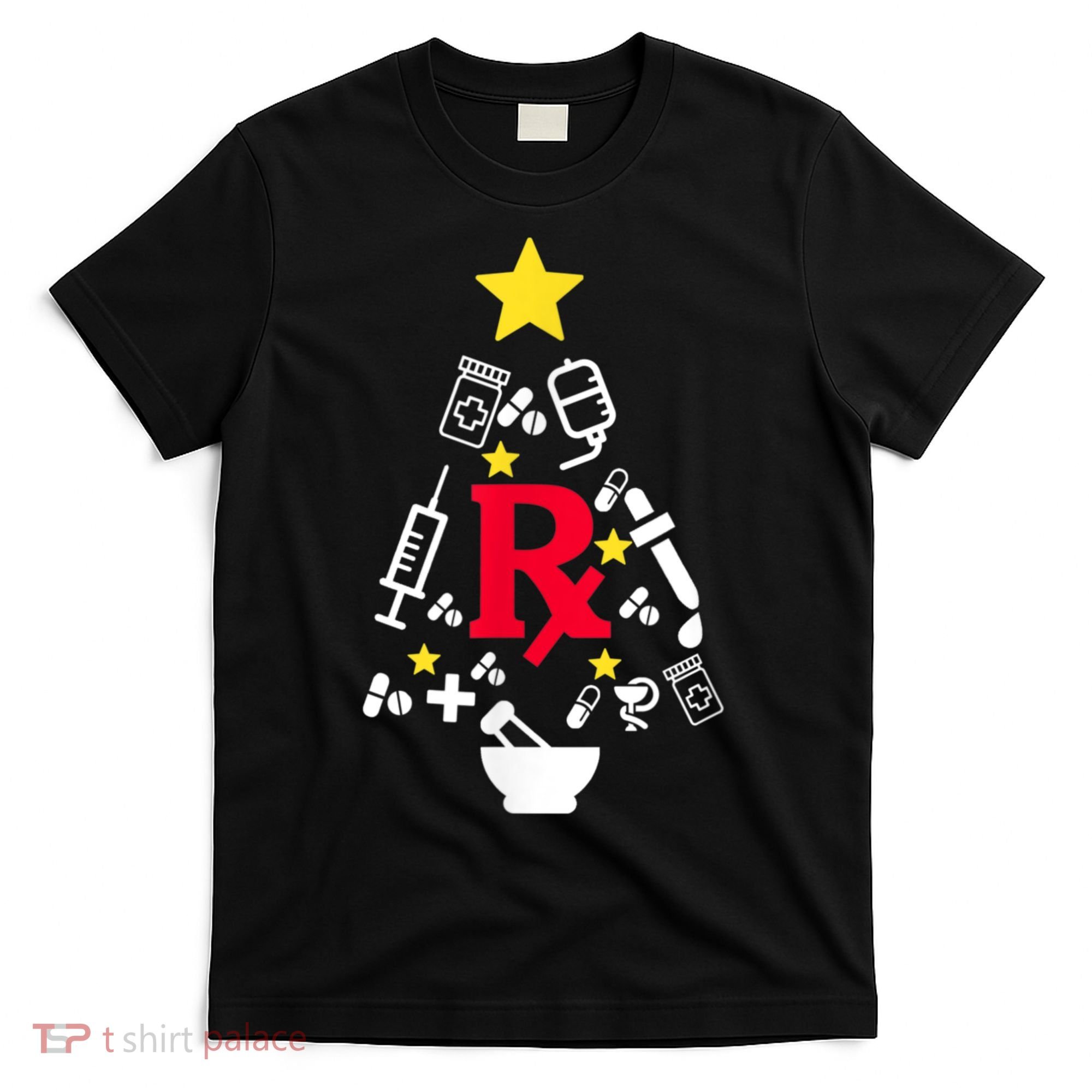 Pharmacy Christmas Tree T-Shirt