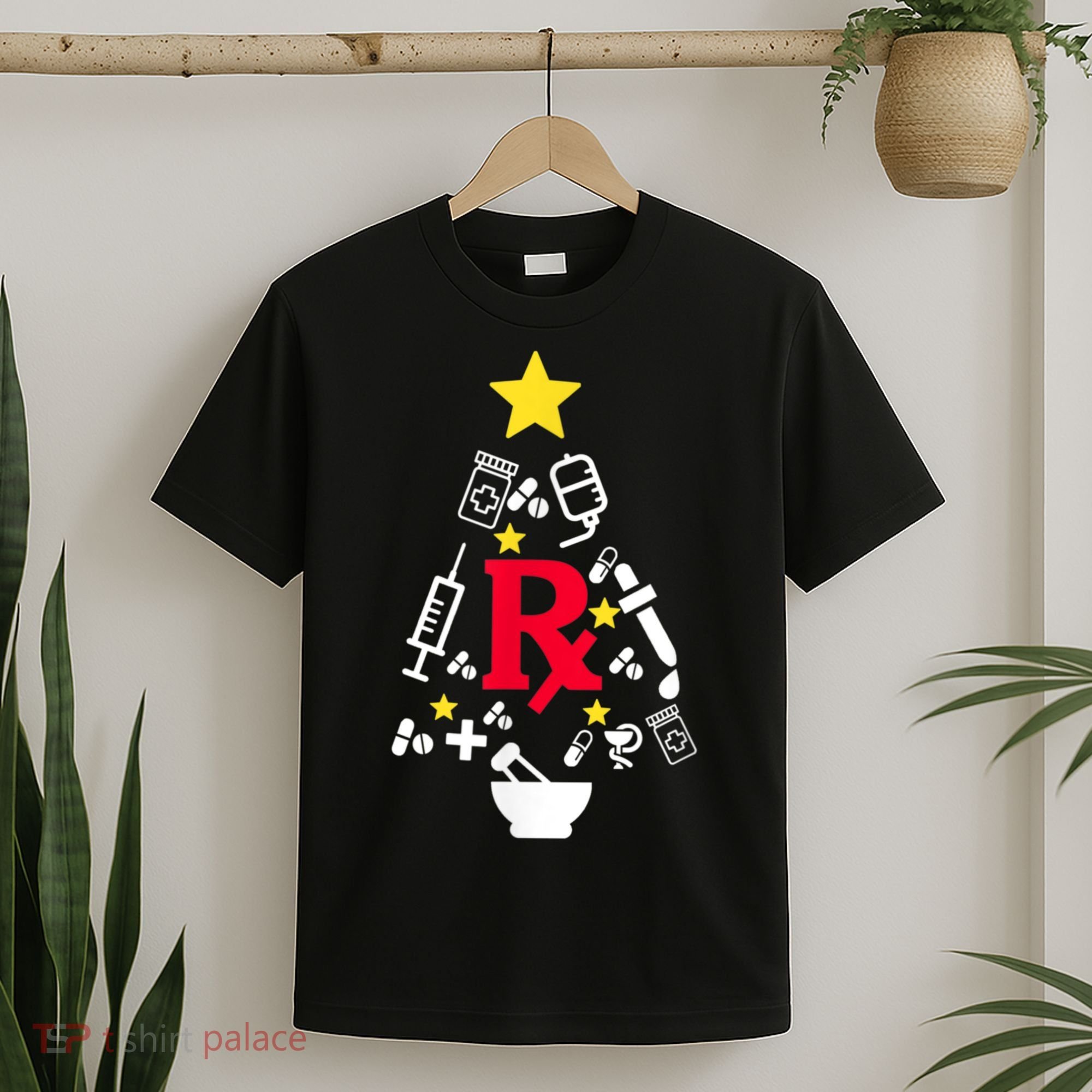Pharmacy Christmas Tree T-Shirt