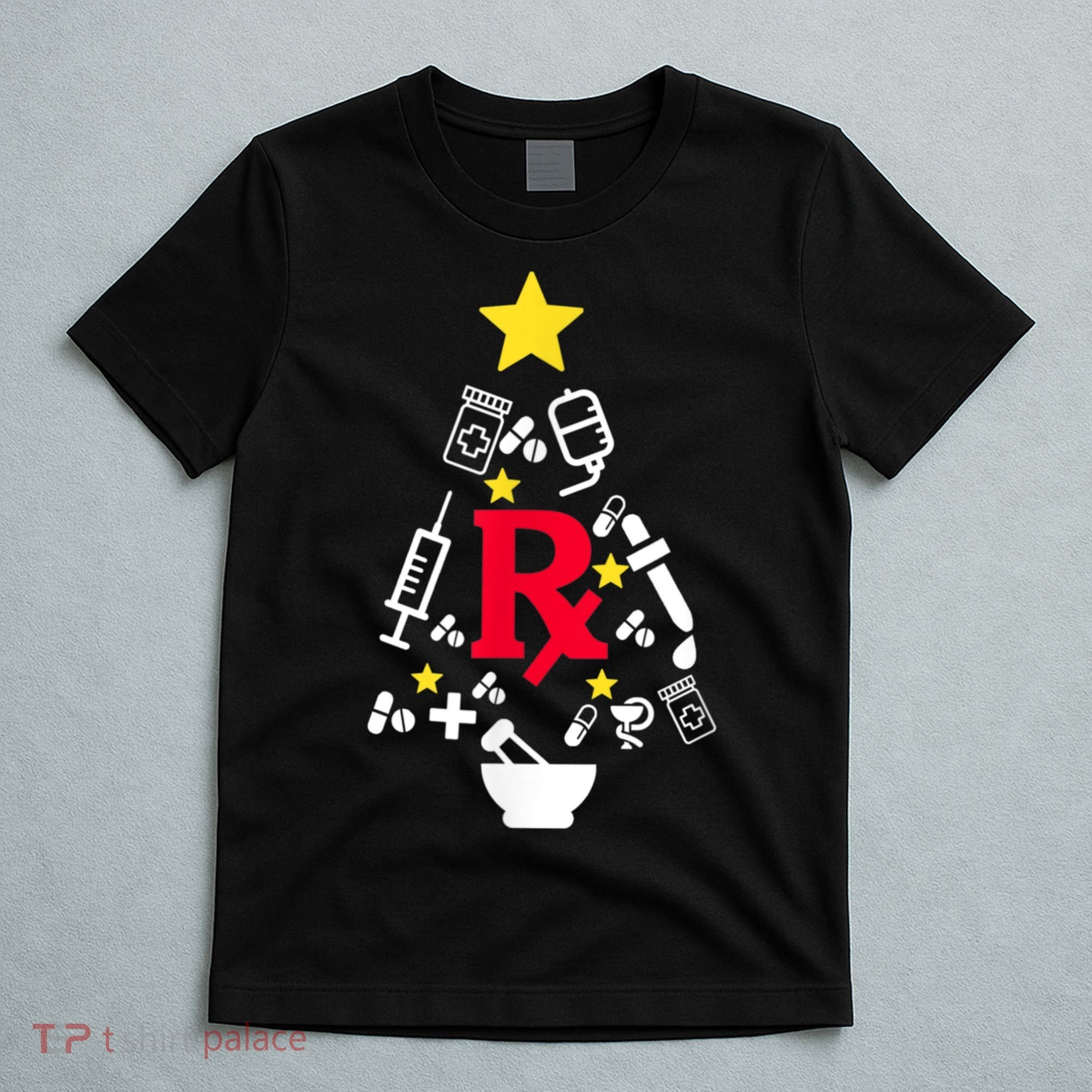 Pharmacy Christmas Tree T-Shirt
