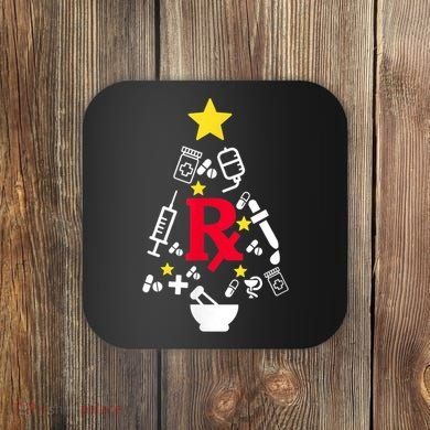 Pharmacy Christmas Tree Coaster
