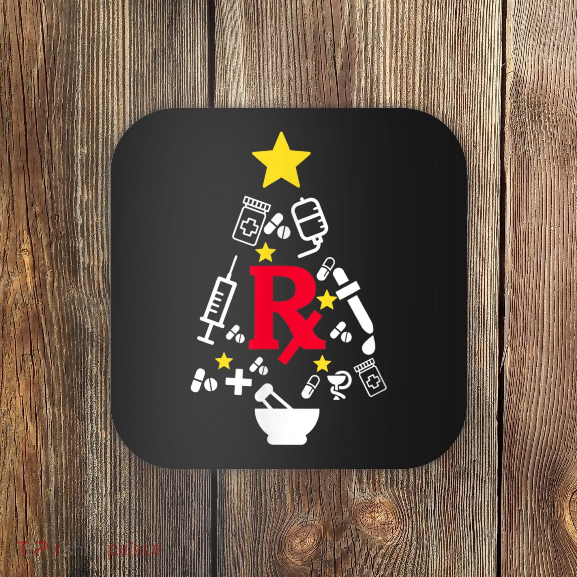 Pharmacy Christmas Tree Coaster