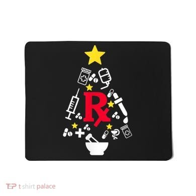 Pharmacy Christmas Tree Mousepad