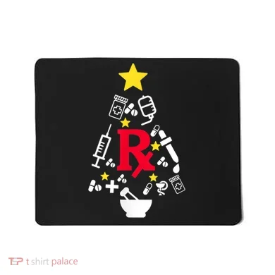 Pharmacy Christmas Tree Mousepad
