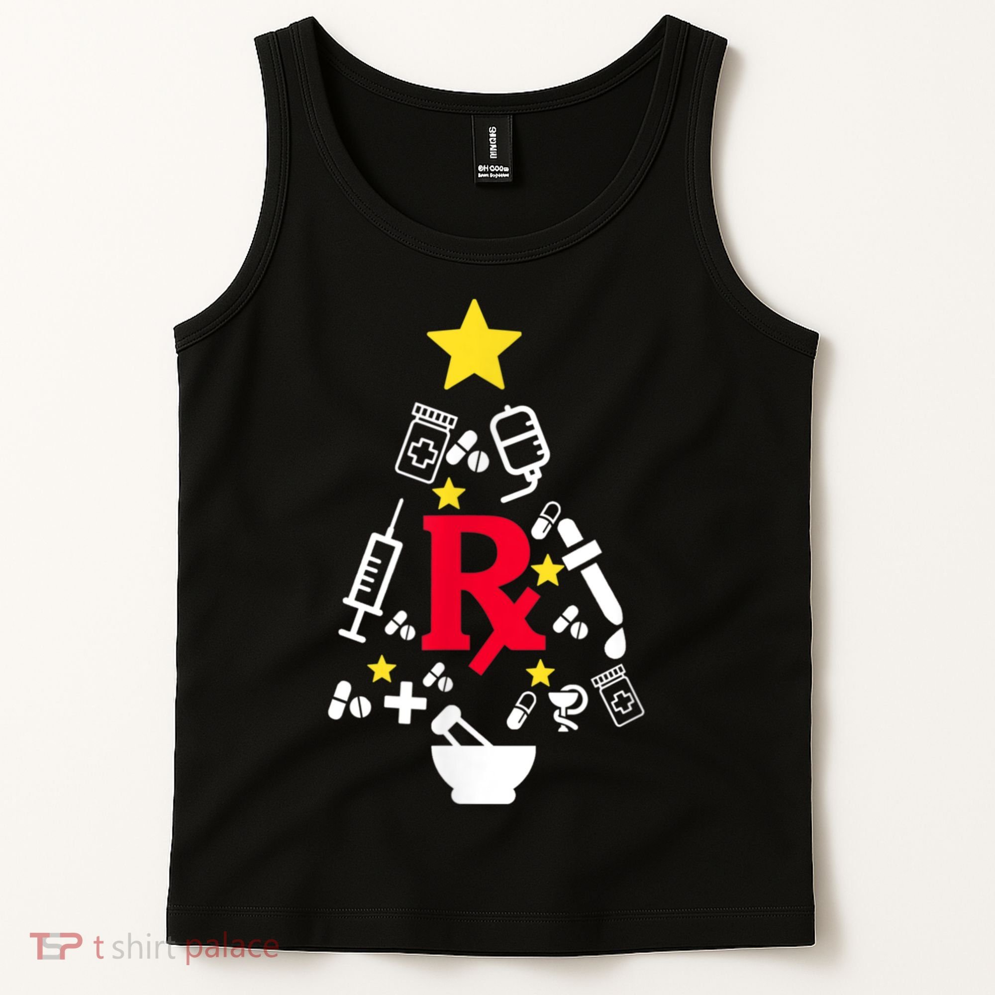Pharmacy Christmas Tree Tank Top