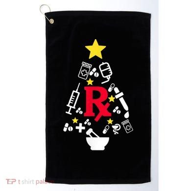 Pharmacy Christmas Tree Golf Towel