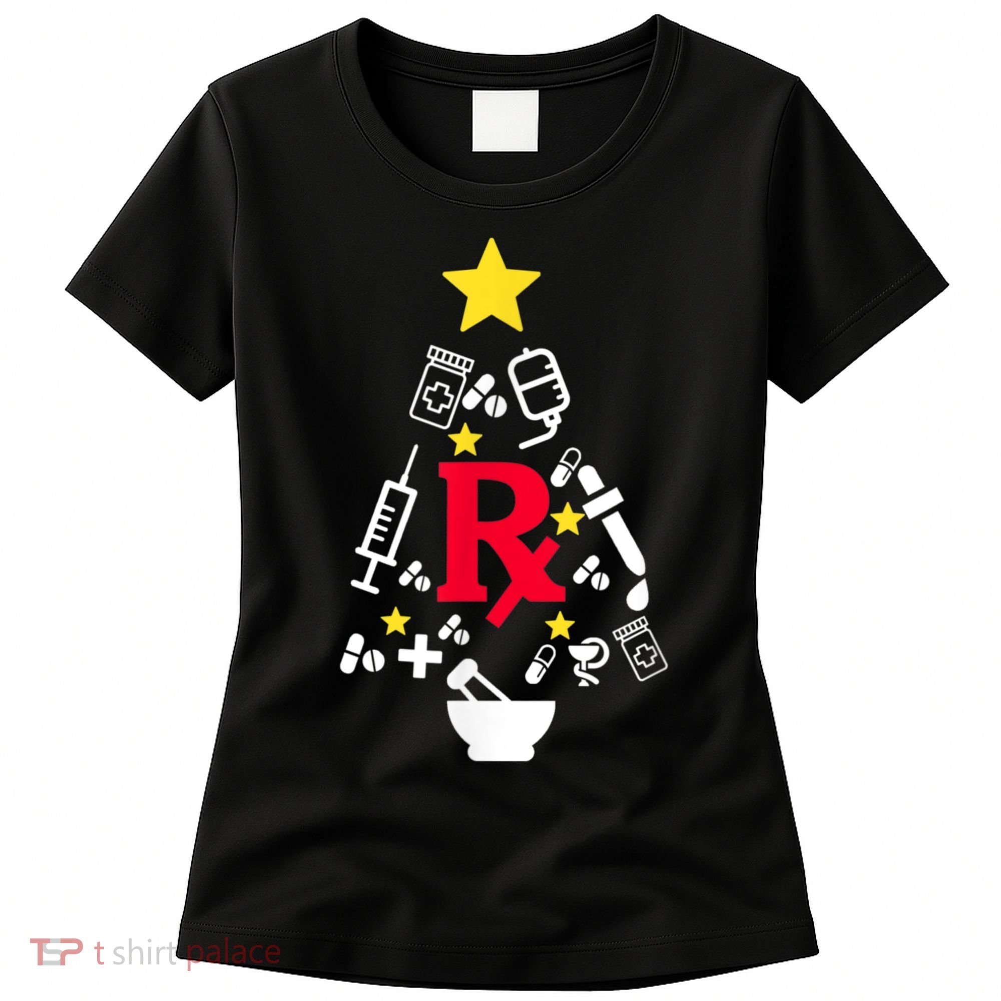 Pharmacy Christmas Tree Women's T-Shirt