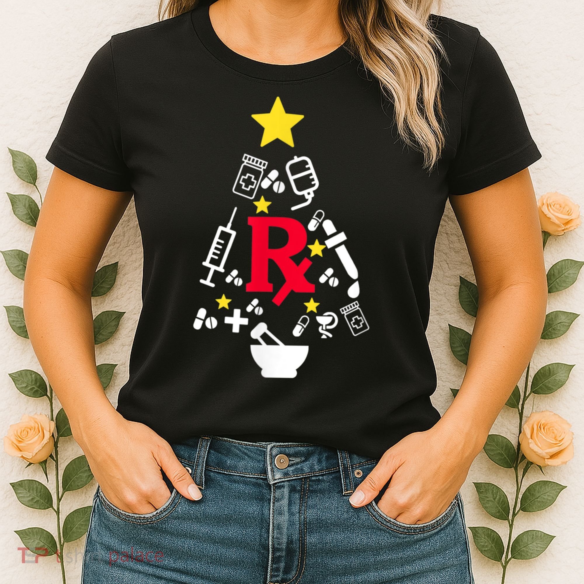 Pharmacy Christmas Tree Women's T-Shirt