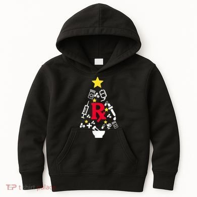 Pharmacy Christmas Tree Kids Hoodie