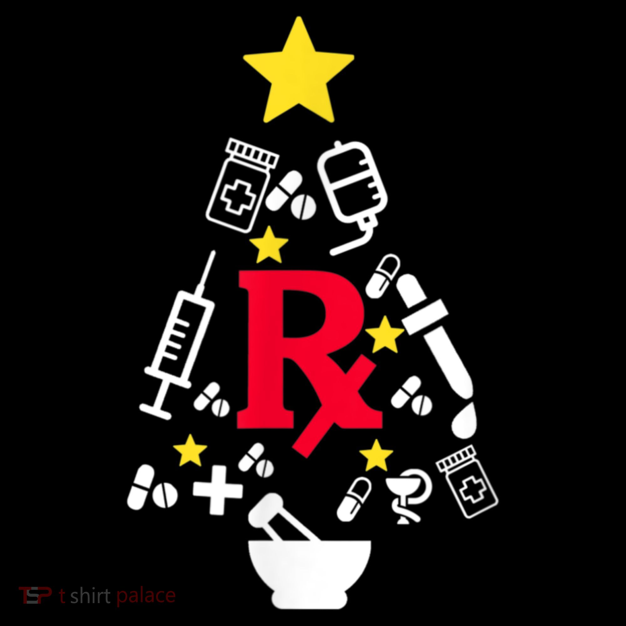 Pharmacy Christmas Tree Kids Hoodie