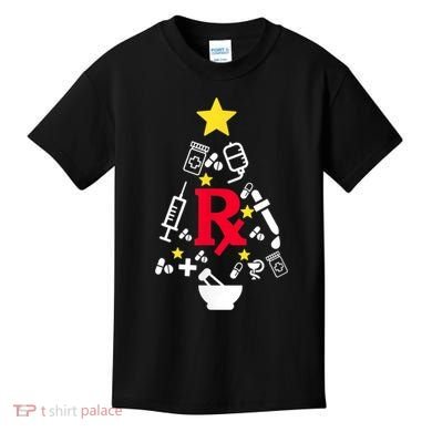 Pharmacy Christmas Tree Kids T-Shirt