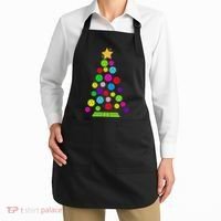 Pickleball Christmas Tree Santa Pickleball X Mas Lights Apron thumb 2