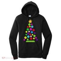 Pickleball Christmas Tree Santa Pickleball X Mas Lights Women's Hoodie thumb 0
