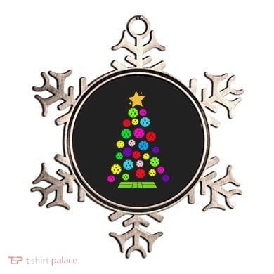 Pickleball Christmas Tree Santa Pickleball X Mas Lights Ornament