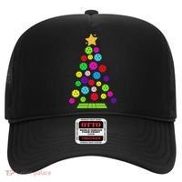 Pickleball Christmas Tree Santa Pickleball X Mas Lights Hat thumb 0