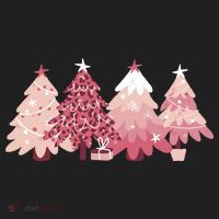 Pink Christmas Tree Holiday Tumbler thumb 3
