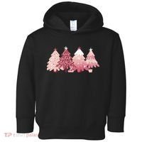 Pink Christmas Tree Holiday Toddler Hoodie thumb 0