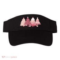 Pink Christmas Tree Holiday Visor thumb 0