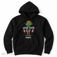 Personalized Cookie Tester Elf Family Matching Charismas Custom Name Hoodie thumb 0