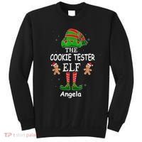 Personalized Cookie Tester Elf Family Matching Charismas Custom Name Sweatshirt thumb 0