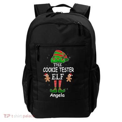 Personalized Cookie Tester Elf Family Matching Charismas Custom Name Backpack