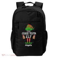 Personalized Cookie Tester Elf Family Matching Charismas Custom Name Backpack thumb 0