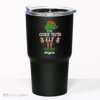 Personalized Cookie Tester Elf Family Matching Charismas Custom Name Tumbler thumb 0