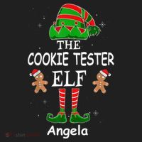 Personalized Cookie Tester Elf Family Matching Charismas Custom Name Hat thumb 2