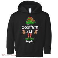 Personalized Cookie Tester Elf Family Matching Charismas Custom Name Toddler Hoodie thumb 0