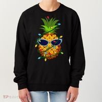 Pineapple Christmas Tree Lights Xmas Boys Sunglasses Women's Sweatshirt thumb 0