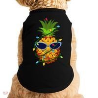 Pineapple Christmas Tree Lights Xmas Boys Sunglasses Doggie Tank thumb 0