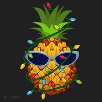 Pineapple Christmas Tree Lights Xmas Boys Sunglasses Beanie thumb 2