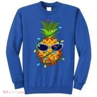 Pineapple Christmas Tree Lights Xmas Boys Sunglasses Sweatshirt thumb 0