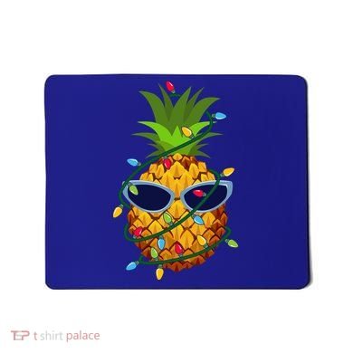 Pineapple Christmas Tree Lights Xmas Boys Sunglasses Mousepad