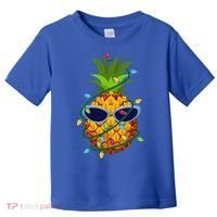 Pineapple Christmas Tree Lights Xmas Boys Sunglasses Toddler T-Shirt thumb 0