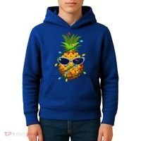 Pineapple Christmas Tree Lights Xmas Boys Sunglasses Kids Hoodie thumb 4