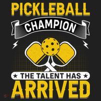 Pickleball Champion The Talent Hat Arrived Golf Towel thumb 3