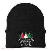 Poland Christmas Tree Polish Merry Xmas Wesolych Swiat Beanie thumb 0