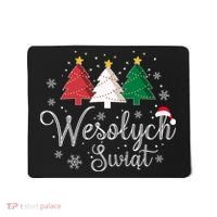 Poland Christmas Tree Polish Merry Xmas Wesolych Swiat Mousepad thumb 0