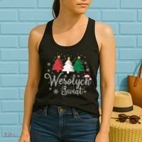 Poland Christmas Tree Polish Merry Xmas Wesolych Swiat Women's Tank Top thumb 2