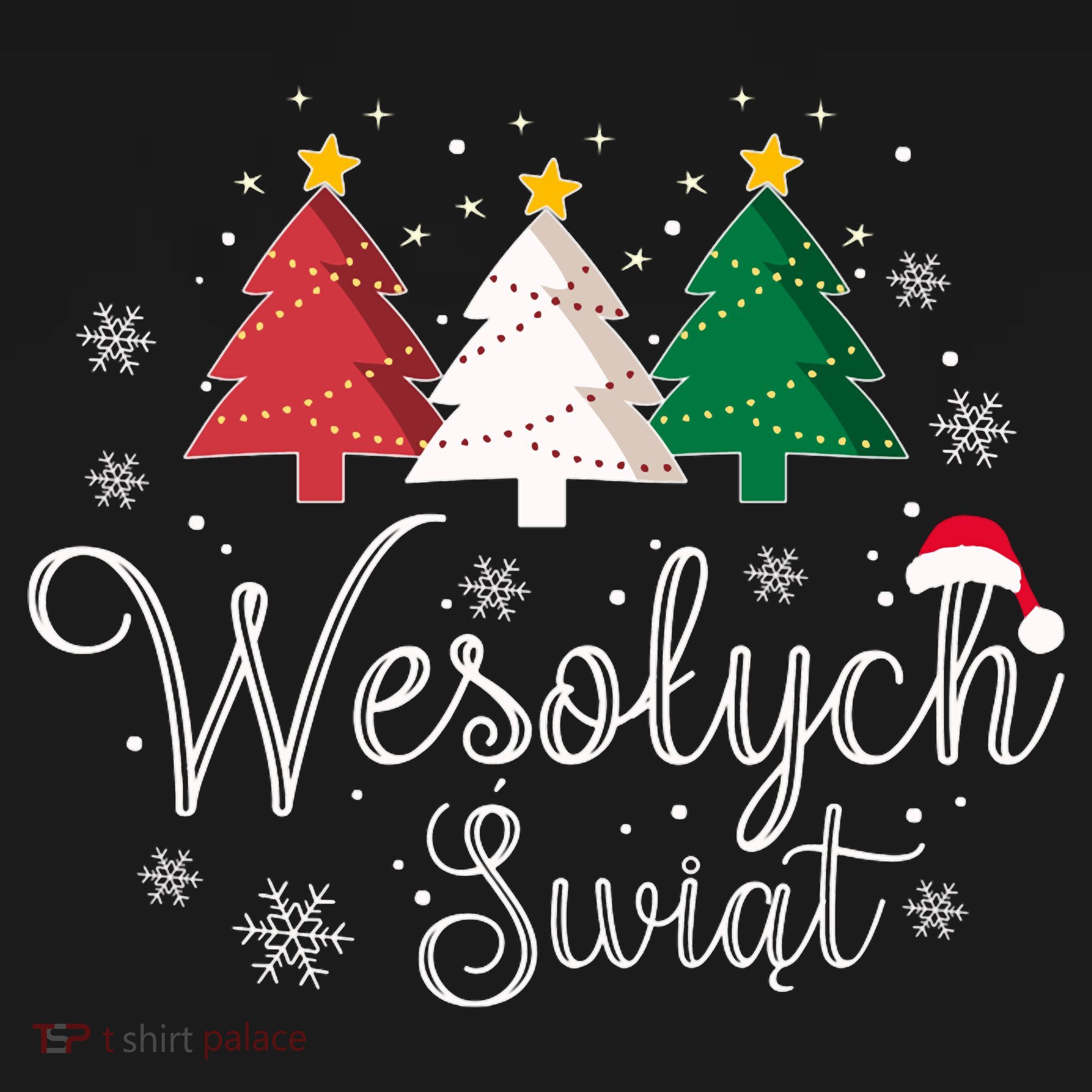 Poland Christmas Tree Polish Merry Xmas Wesolych Swiat Tote Bag