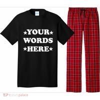 Personalized Custom Text Cute Retro Groovy Font Pajama Set thumb 0