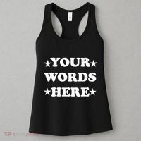 Personalized Custom Text Cute Retro Groovy Font Women's Tank Top thumb 3